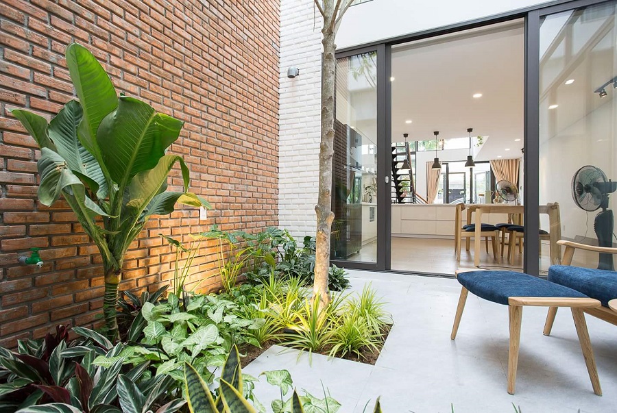 Greenery in the atrium